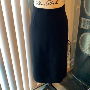 Eileen Fisher Slim Black Skirt